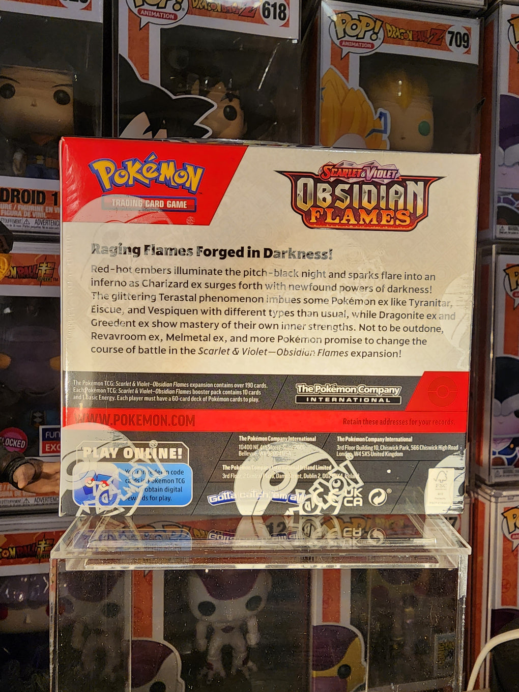 Pokemon Obsidian Flames Booster box (36 packs) Pokenpopcollect Pokemon Obsidian Flames Booster box (36 packs) Pokenpopcollect
