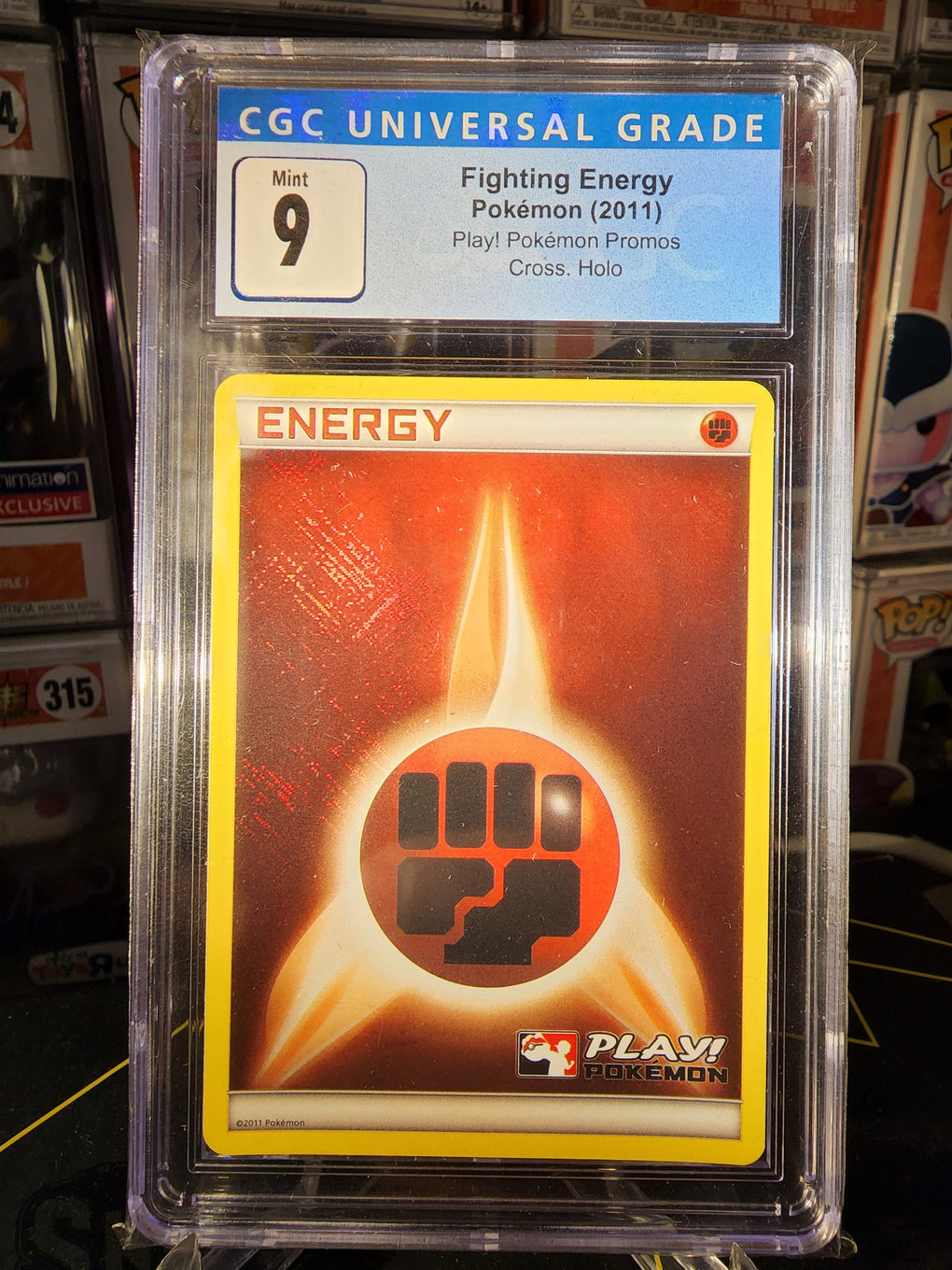 2011 Pokemon Fighting Energy Play! Pokemon Promos Cross HOLO CGC 9 (GR Pokenpopcollect 2011 Pokemon Fighting Energy Play! Pokemon Promos Cross HOLO CGC 9 (GR Pokenpopcollect